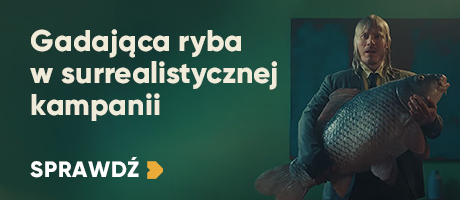 Gadająca ryba w surrealistycznej kampanii