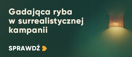Gadająca ryba w surrealistycznej kampanii